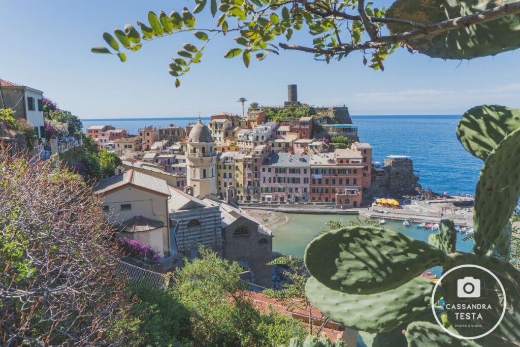 Vista su Vernazza da Sentiero Azzurro