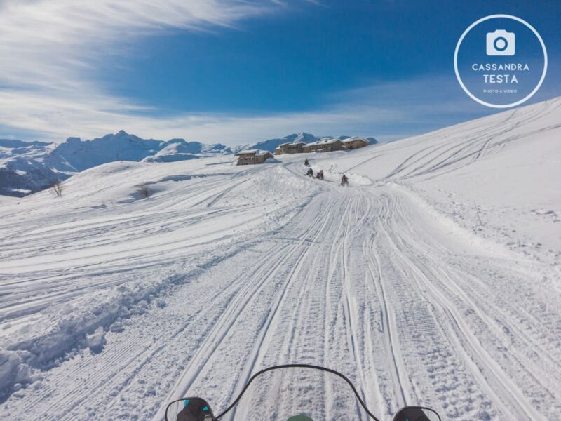 Escursione motoslitta a Madesimo