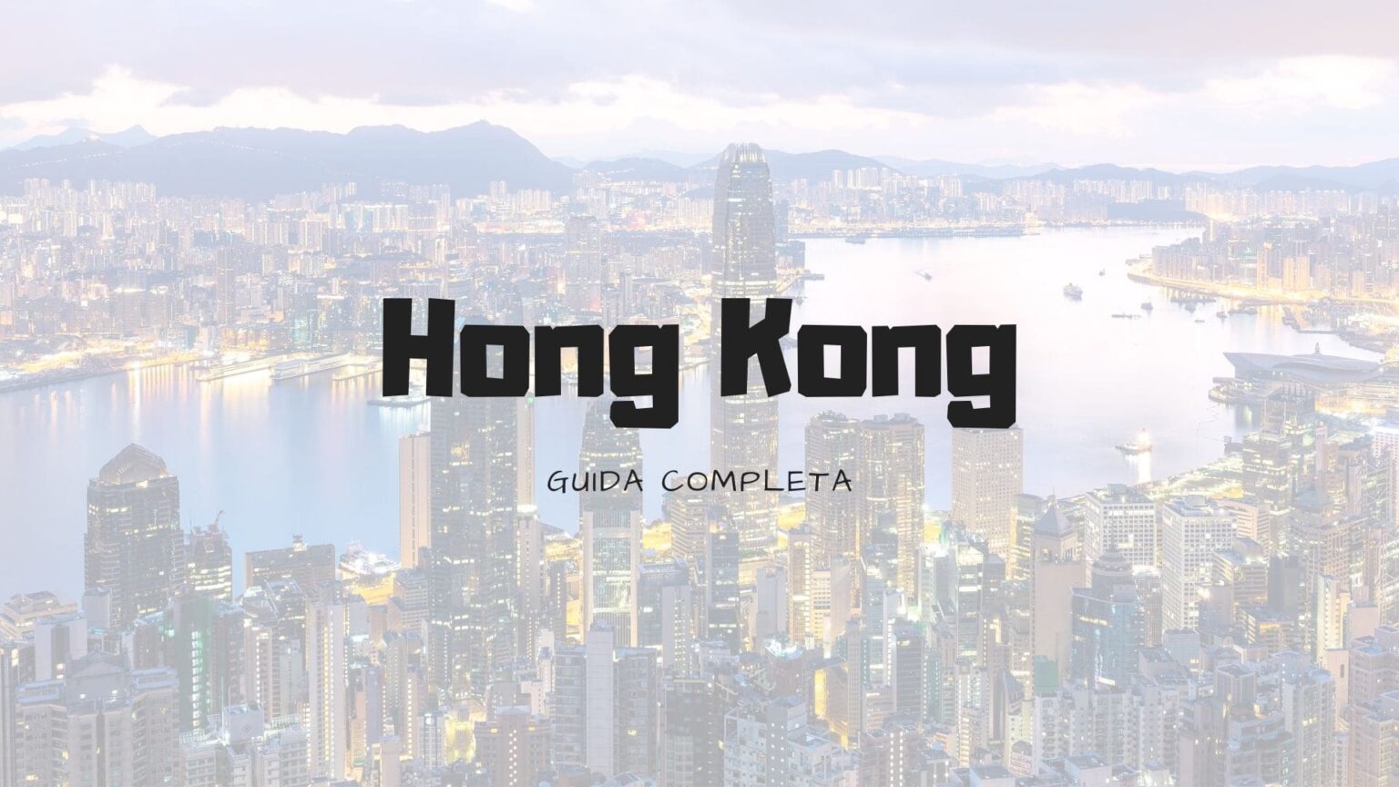 Visitare Hong Kong
