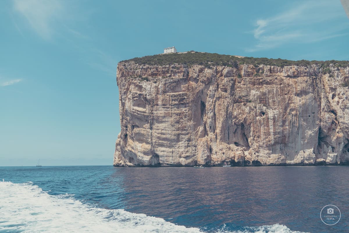 Capo Caccia dal mare