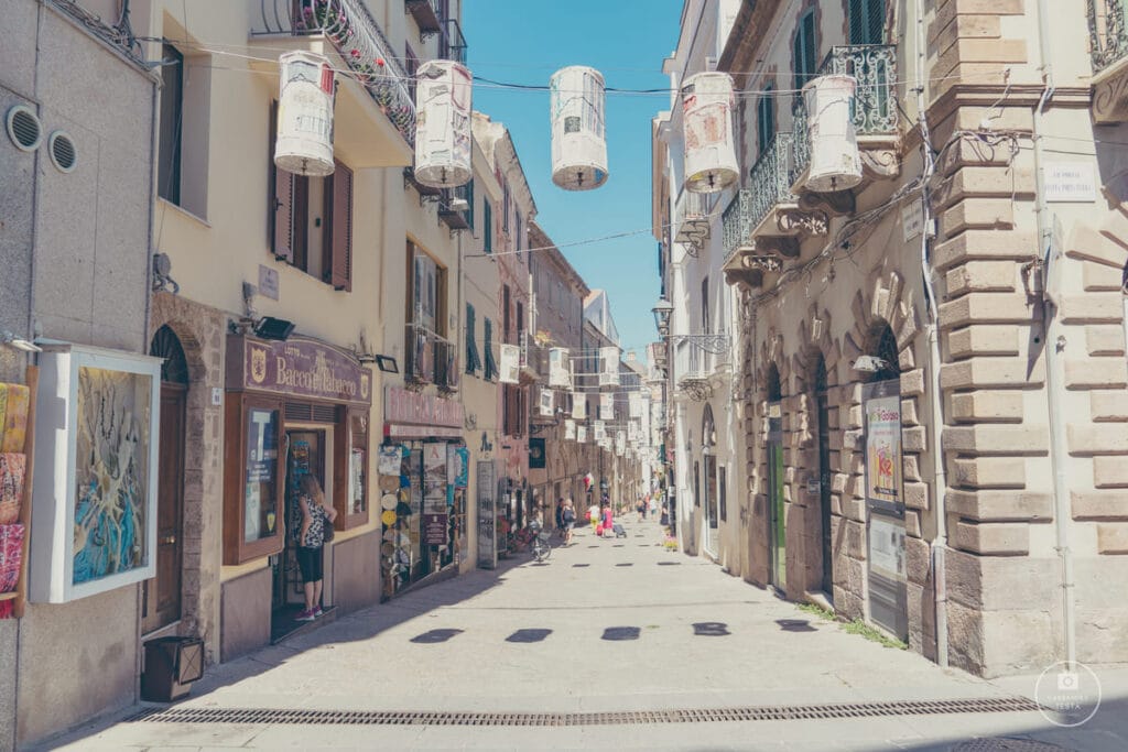 Strada centro storico Alghero