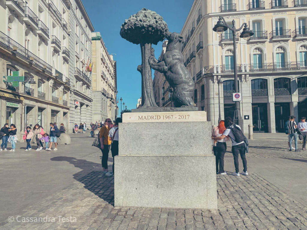 Statua Puerta del Sol Madrid