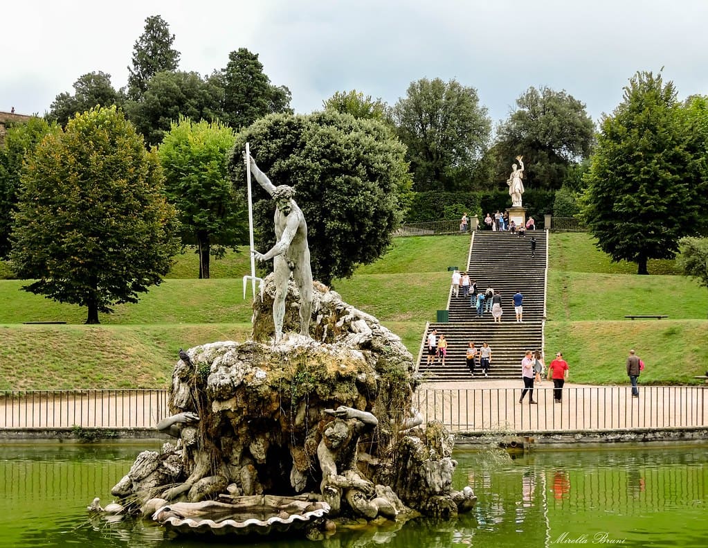 Fontana del Nettuno Giardino di Boboli Firenze