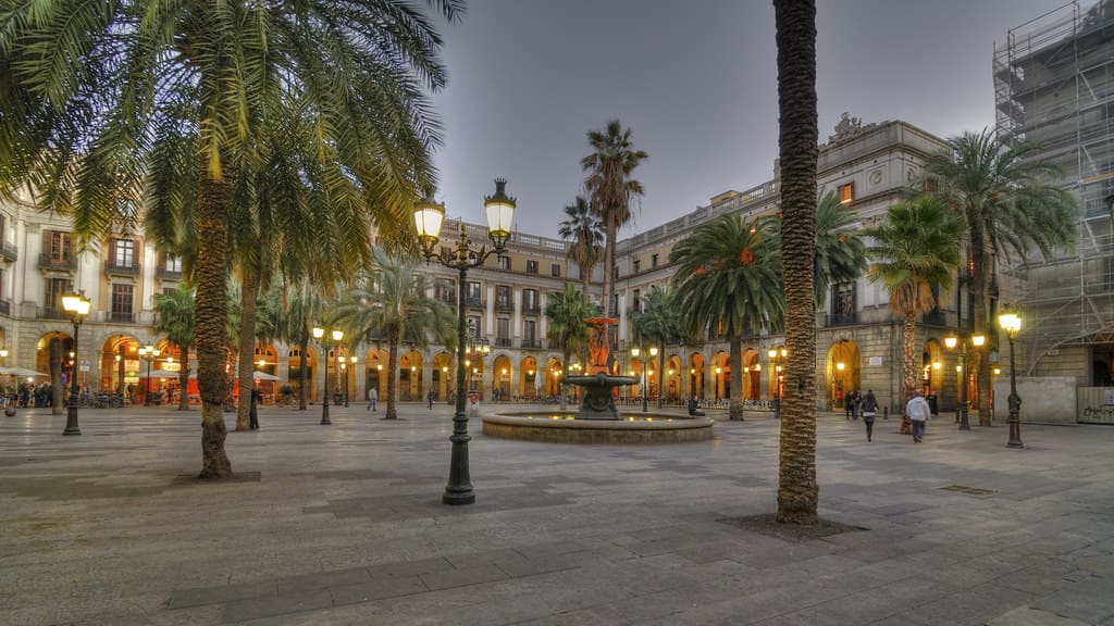 Placa Reial Barcellona