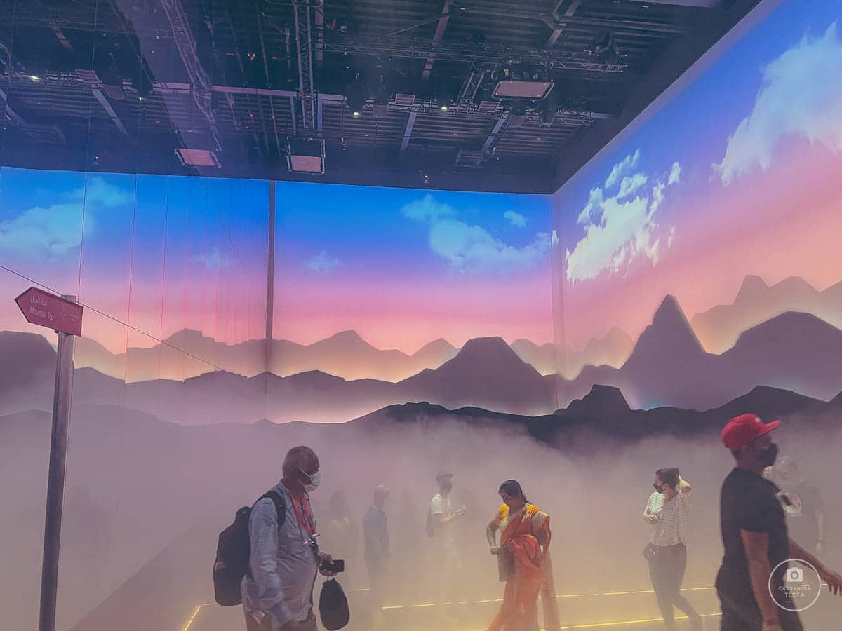 Interno Padiglione Svizzera Expo 2020