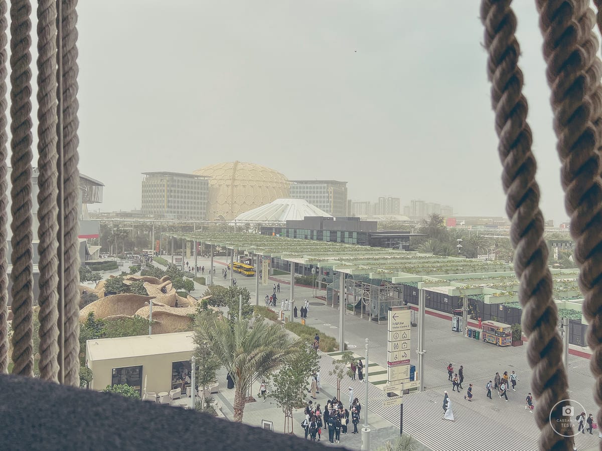 Vista da Padiglione Italia Expo 2020