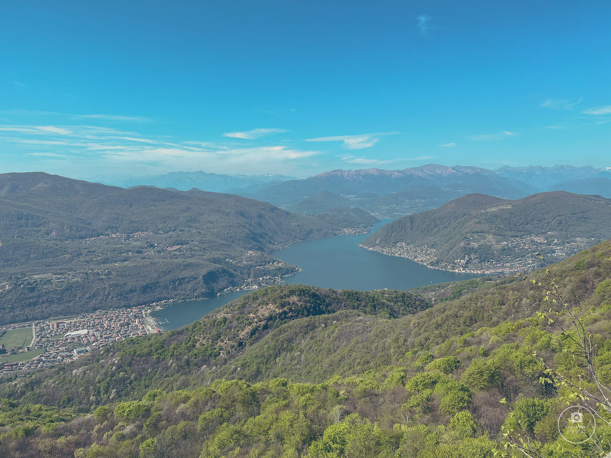 Vista sul Lago di Lugano da Monte Orsa Varese