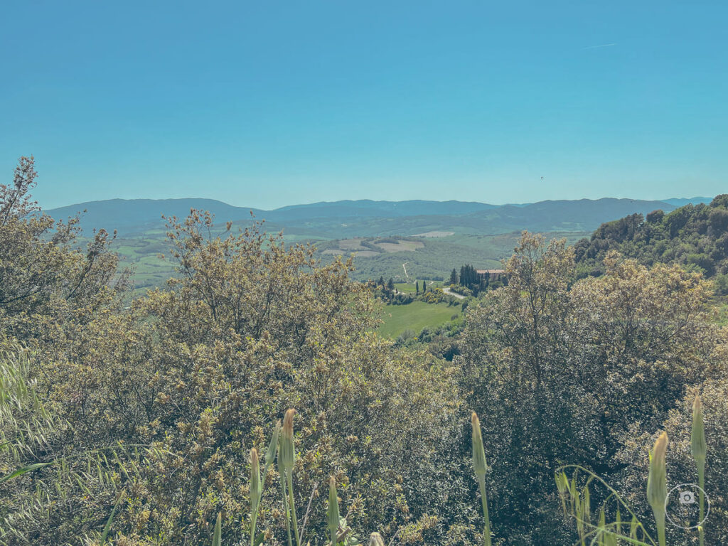 Panorama sui Monti Metalliferi da Mensano