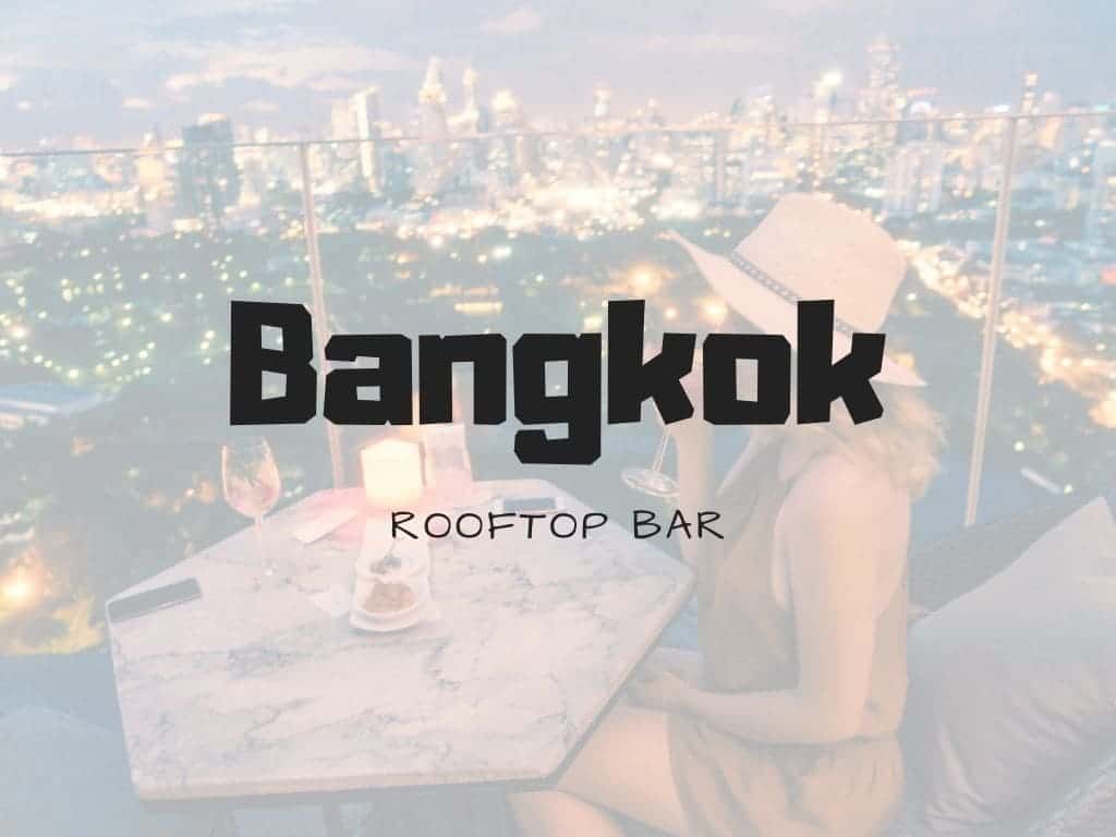 Rooftop bar a Bangkok