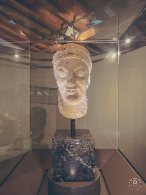 Testa Divinità Greca Museo Archeologico Casole d'Elsa