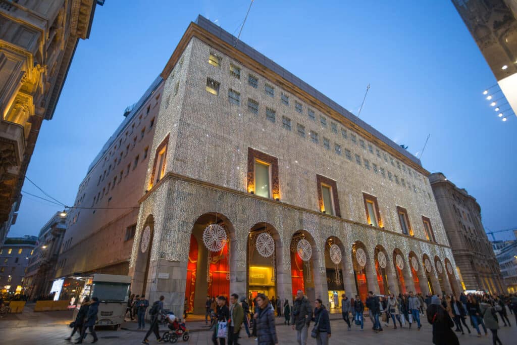 Luci di Natale a Milano Centro