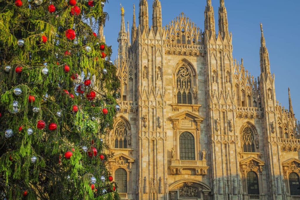 Natale a Milano in Piazza del Duomo