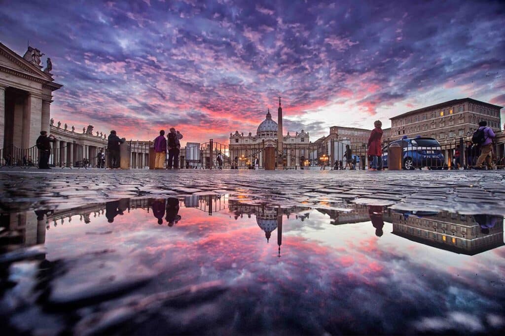 Vaticano al tramonto