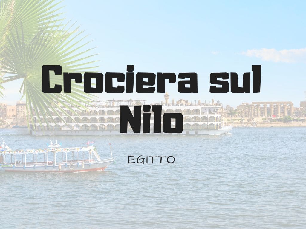 crociera sul nilo